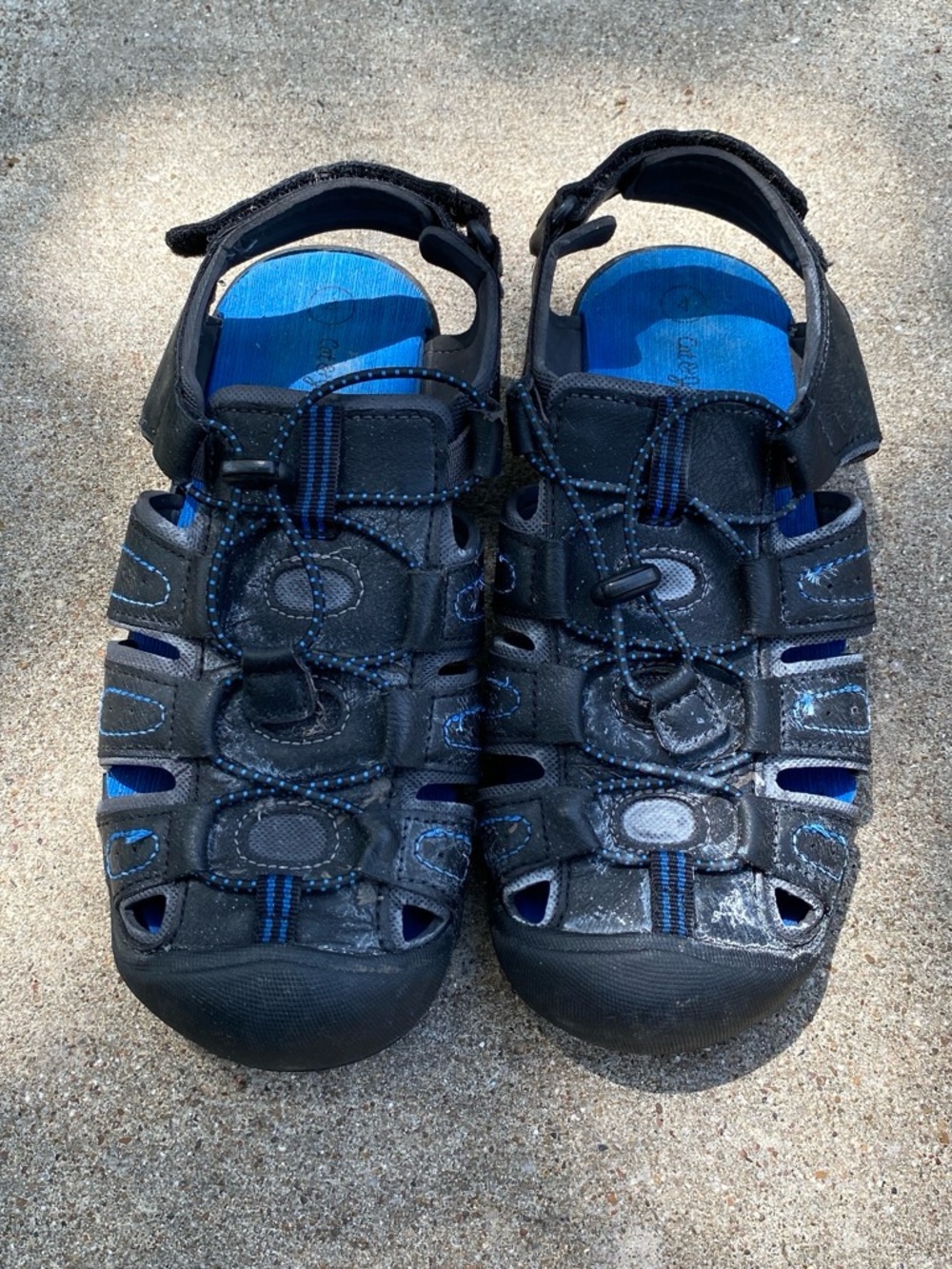 Cat & Jack Black and Blue Kids Water Shoes